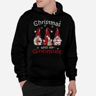 Gnome Family Christmas Shirts For Women Men - Buffalo Plaid Hoodie | Crazezy CA