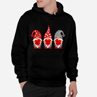 Gnomes Hearts Valentine Day Shirts For Couple Hoodie | Crazezy