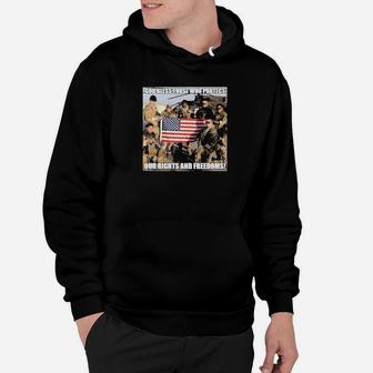 God Bless Those Who Protect Our Rights And Freedoms Hoodie - Monsterry AU