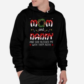 God Blessed I Have Two Titles Mom And Nanny Christmas Sweatshirt Hoodie | Crazezy CA