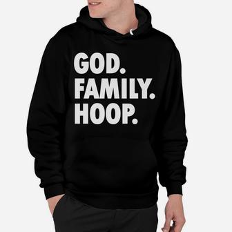 God Family Hoop - Novelty Basketball Hoodie | Crazezy
