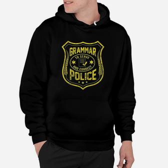 Grammar Police Hoodie | Crazezy
