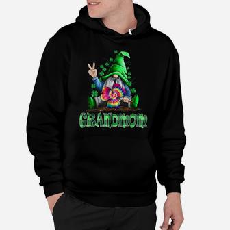 Grandmom Gnome St Patrick's Day Matching Family Gifts Hoodie | Crazezy