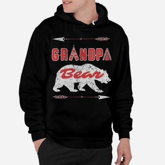 Grandpa Bear Vintage Tee Father's Day Grumpa Gift Granddad Sweatshirt Hoodie | Crazezy
