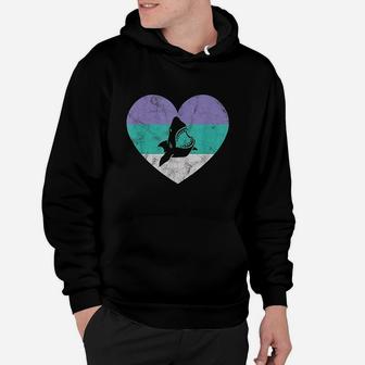 Great White Shark Gift For Women And Girls Retro Cute Hoodie | Crazezy