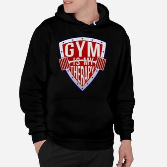 Gym Is My Therapy Hoodie - Monsterry DE
