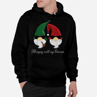Hanging With My Gnomies Funny Gnome Lovers Gift Tee Hoodie | Crazezy