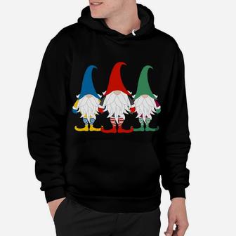 Hanging With My Gnomies Nordic Santa Gnome Funny Christmas Hoodie | Crazezy
