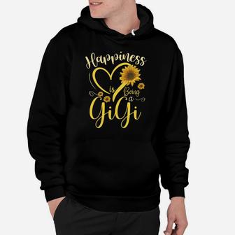 Happiness Is Being A Gigi Sunflower Mother's Day Grandma Hoodie | Crazezy CA