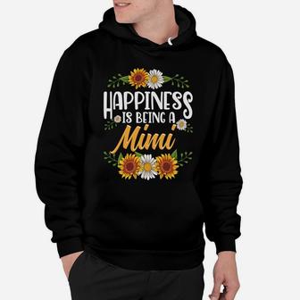 Happiness Is Being A Mimi Thanksgiving Christmas Gifts Hoodie | Crazezy