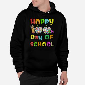 Happy 100Th Day Of School Teacher Or Student Kids Funny Gift Hoodie | Crazezy CA