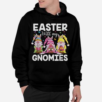 Happy Easter Gnomes With Bunny Ears Egg Hunting Easter Gnome Hoodie | Crazezy DE