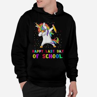 Happy Last Day Of School Teacher Student Grad Unicorn Shirt Hoodie | Crazezy