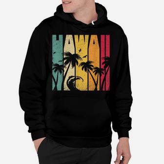 Hawaii Aloha State Vintage Retro Hawaiian Islands Hoodie | Crazezy CA