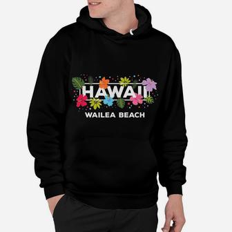 Hawaii Kapalua Bay Maui Hawaiian Tropical Hibiscus Flower Hoodie | Crazezy