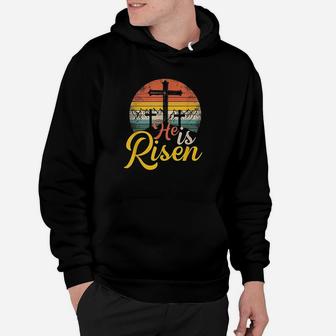 He Is Risen Christian Easter Jesus Hoodie | Crazezy CA