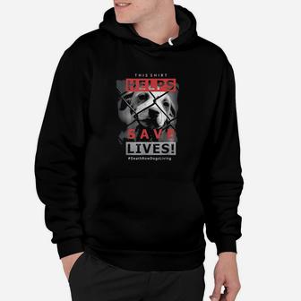 Helps Save Lives Rescue Animals Dog Hoodie | Crazezy CA