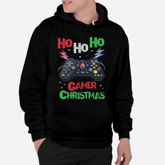 Ho Ho Ho Gamer Christmas - Amusement Game Hoodie | Crazezy