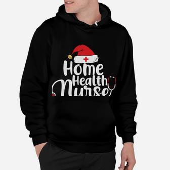Home Health Nurse Christmas Craw Santa's Favorite Nurse Xmas Sweatshirt Hoodie | Crazezy UK