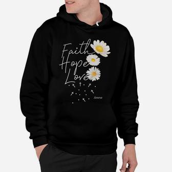 Hope Faith & Christian Love Flower Shirt For Women Hoodie | Crazezy
