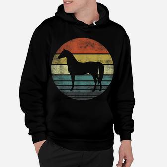 Horse Lover Gifts Horseback Riding Equestrian Retro Vintage Hoodie | Crazezy