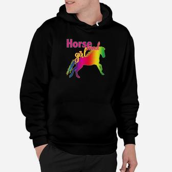 Horse Mad Girl Lover Loves Gift For Girls Teens Hoodie - Thegiftio UK