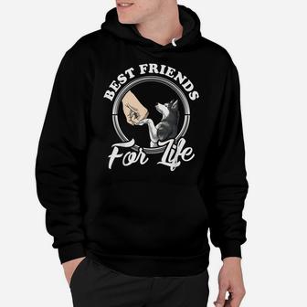 Husky Lover Design "Best Friends For Life" Funny Husky Hoodie | Crazezy CA