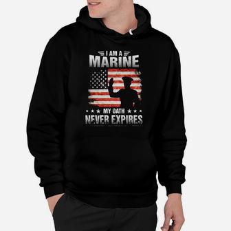 I Am A Marine Hoodie - Monsterry