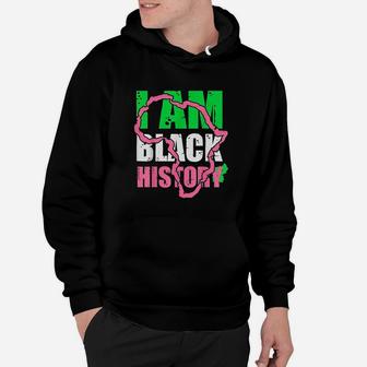 I Am Black History Aka Black History Month 2022 V2 Hoodie - Thegiftio UK