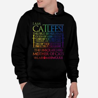 I Am The Catleesi Mother Of Cats Shirt - Funny Cat Shirt Hoodie | Crazezy