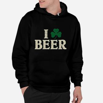 I Clover Beer St Patricks Day Irish Pats Hoodie - Thegiftio UK