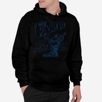 I Just Farted Funny Gnome Fathers Day Retro Hoodie | Crazezy