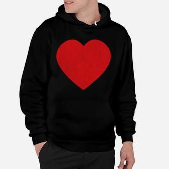 I Love Hot Dads Vintage Funny Red Heart Love Dad Hoodie | Crazezy UK