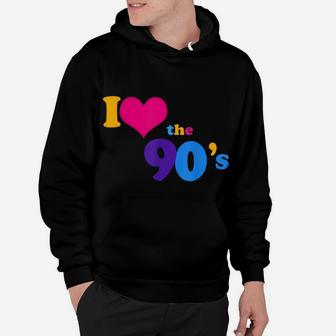 I Love The 90S Years - Nineties Retro Gift Hoodie | Crazezy DE