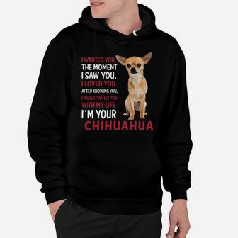 I Wanted You The Moment I'm Your Chihuahua Hoodie - Monsterry