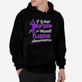 I Wear Purple For Myself Hoodie | Crazezy CA