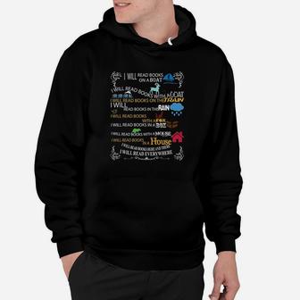 I Will Read Books On A Boat And Everywhere Reading Hoodie | Crazezy CA