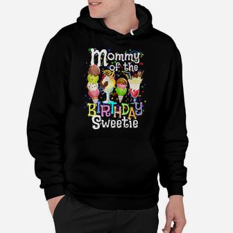 Ice Cream Party Mommy Of The Birthday Sweetie Cute Mom Gift Hoodie | Crazezy