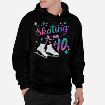 Ice Skating Rolling Birthday Party Girl Family Matching Hoodie | Crazezy