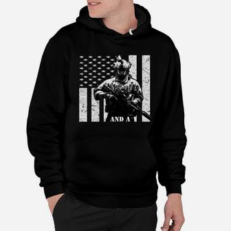 I'm A Dad Pop Pop Veteran Nothing Scares Me Father's Day Hoodie | Crazezy AU