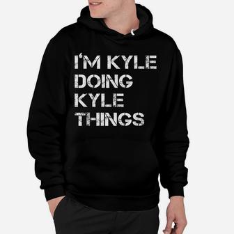 I'm Kyle Doing Kyle Things | Funny Christmas Hoodie | Crazezy