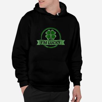 Im Lucky Shamrock Gift For St Patrick Day Hoodie | Crazezy