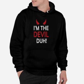 Im The Devil Duh Costume Gift Hoodie | Crazezy