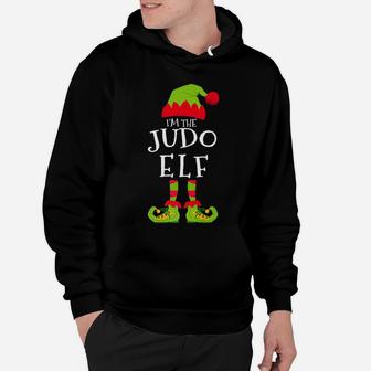I'm The Judo Elf Funny Matching Christmas Costume Hoodie | Crazezy