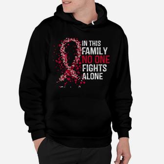 In This Family No One Fights Alone Stroke Awareness Survivor Hoodie | Crazezy