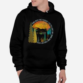 Into The Forest I Go Hiking Nature Lover Camping Gift Hoodie - Thegiftio UK