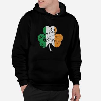 Irish Flag Shamrock Ireland Flag Clover Hoodie - Thegiftio UK