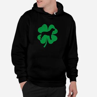 Irish Shamrock Leaf Labrador Retriever Dog St Patricks Day Hoodie - Monsterry