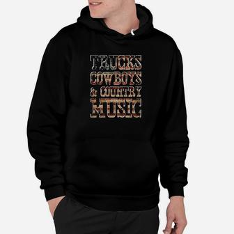 It Fresh Trucks Cowboys And Country Music Hoodie | Crazezy DE