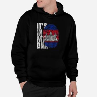 It In My Dna Cambodian Gifts Khmer Kampuchea Cambodia Flag Hoodie | Crazezy UK